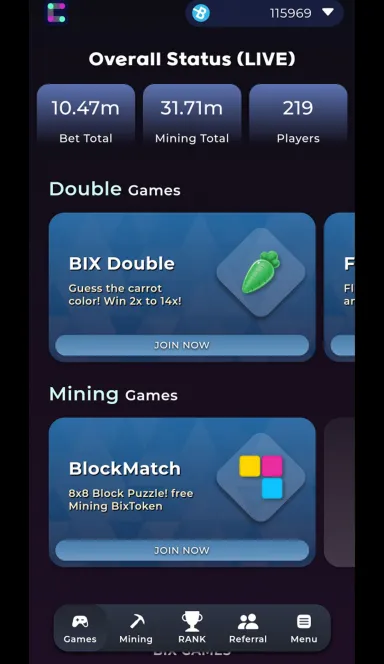 Picture BIX Games – BIX Games Beta: Free Mining Begins! Play, Bet… 4 | TON app