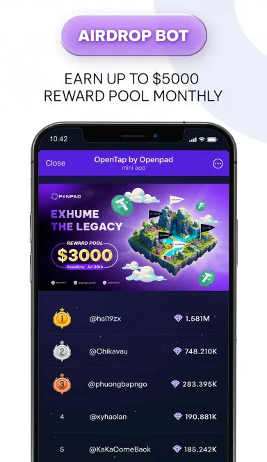 Picture OpenPad – The 1st AI Decentralized Launchpad Building a s… 7 | TON app