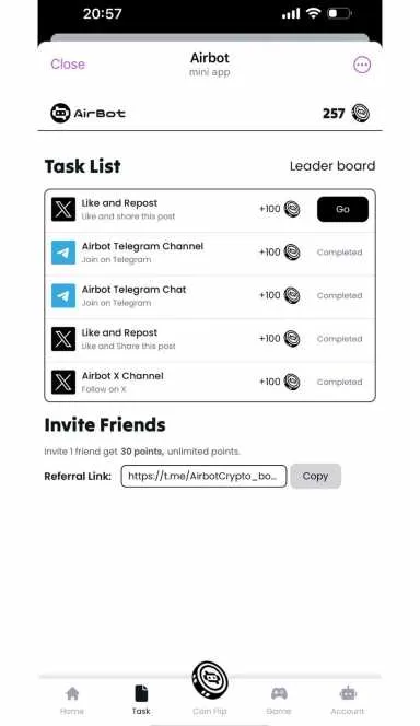 Picture Airbot – Your rocket ship to the Web3 cosmos  | TON App 4 | TON app