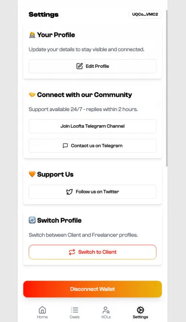 Picture loofta – Complete Deals, Earn Money, Build Your Reputatio… 5 | TON app