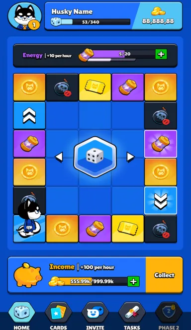 Picture FortuneHusky –  One roll to rule them all.   Fortun… 3 | TON app