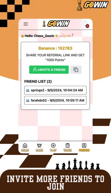 Picture Chess2 Gowin – $GOW – Farm $GOW token. Play Chess to Earn… 7 | TON app