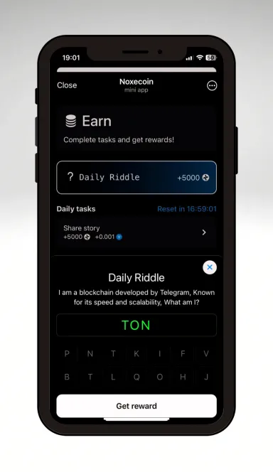 Picture Noxecoin – Play. Earn. Thrive. | TON App 5 | TON app