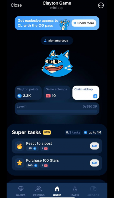 Picture Clayton – Mascot of TON ecosystem | TON App 3 | TON app