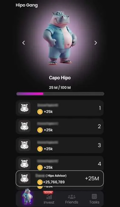 Picture Hipo Gang – The first DeFi Tap-to-Earn game on TON, power… 4 | TON app