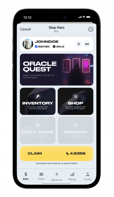 Picture Step Hero – The All-in-One Solution for Web3 and Gaming! … 3 | TON app