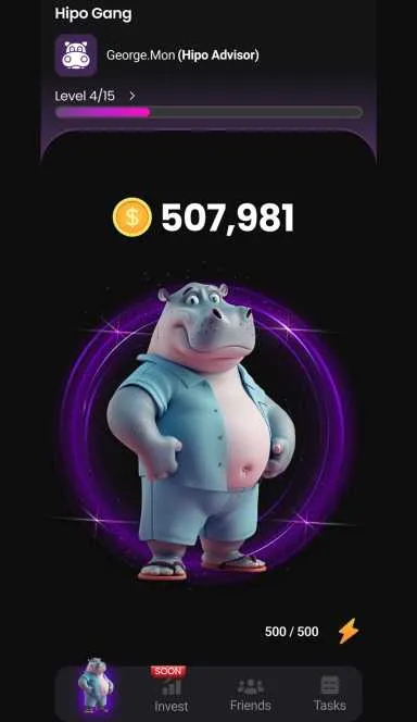 Picture Hipo Gang – The first DeFi Tap-to-Earn game on TON, power… 3 | TON app