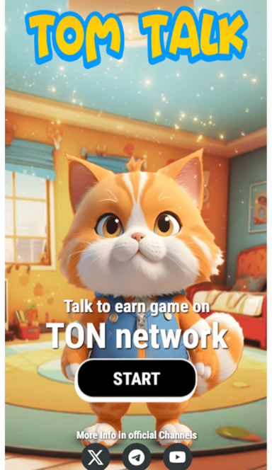 Picture TomTalk – First Talk to Earn Game on TON Network! | TON App 3 | TON app