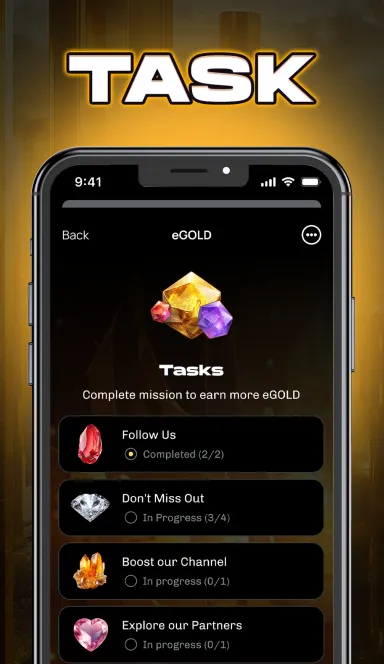 Picture eGold Mining – The Addictive Play-to-Earn Experience on T… 4 | TON app