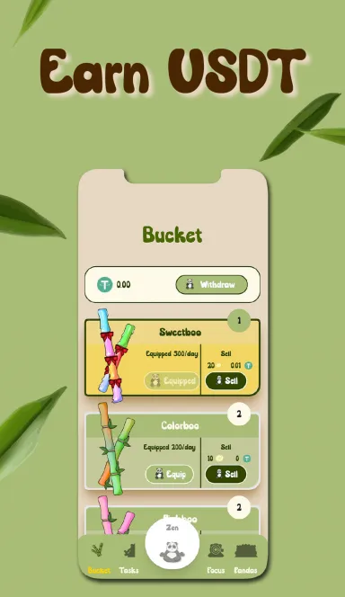 Picture Panda Frenzy – Tap, meditate, and earn! Collect bamboo an… 4 | TON app