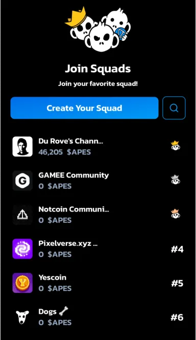 Picture Apes Gang – The Apest Telegram memecoin. Join @apesgang |… 4 | TON app