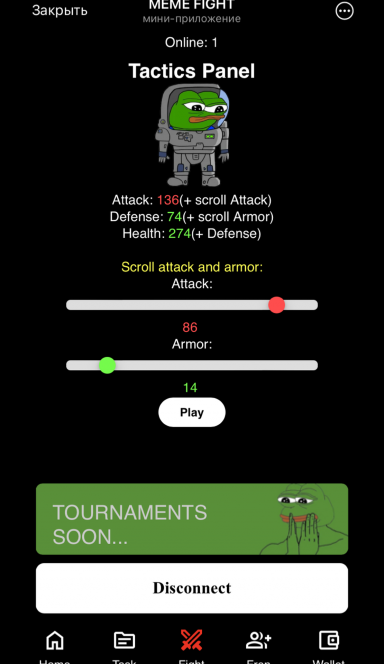 Picture FEFE FIGHT – FEFE is the online P2Pgame in TON, fight in … 5 | TON app