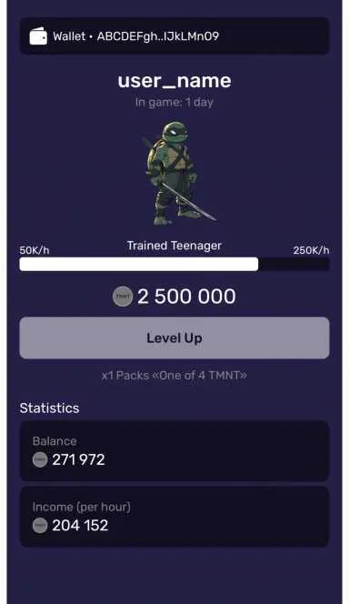 Picture TMNT Game – Tap to earn game Dive into the universe of Ni… 4 | TON app