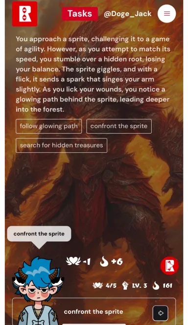 Picture The Five Realms – An open-world AI + Gamefi advanture wit… 6 | TON app