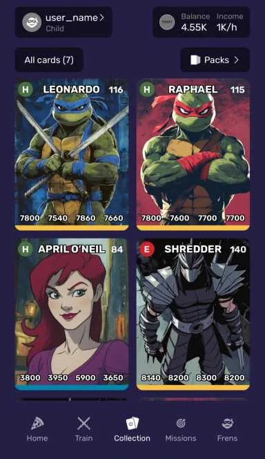Picture TMNT Game – Tap to earn game Dive into the universe of Ni… 6 | TON app