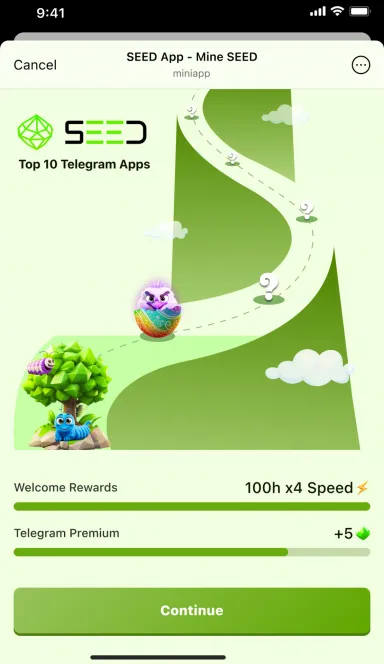 Picture SEED App – Mine SEED – Plant Tree, Feed Bird, Earn SEED |… 3 | TON app