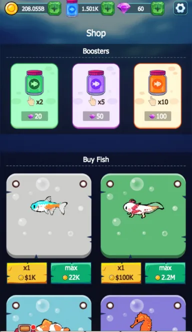 Picture FishMeme – Feed your fish and Earn | TON App 6 | TON app