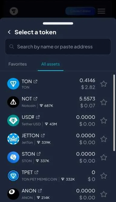 Picture MyTonSwap – DEX Aggregator on TON Blockchain | TON App 6 | TON app