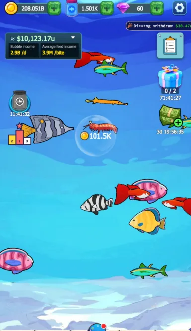 Picture FishMeme – Feed your fish and Earn | TON App 3 | TON app