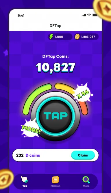 Picture DFTap – A Tap-to-earn mini game  | TON App 3 | TON app