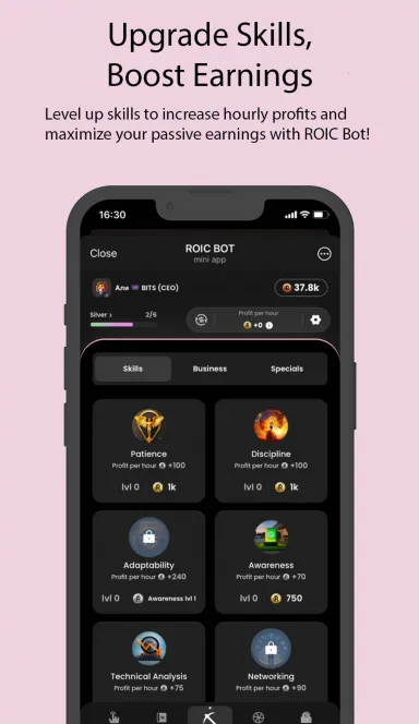 Picture ROIC BOT – Earn tokens effortlessly with ROIC BOT by comp… 5 | TON app