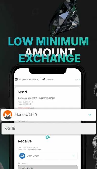 Picture CrystalTrade – CrystalTrade is a modern exchange service … 7 | TON app