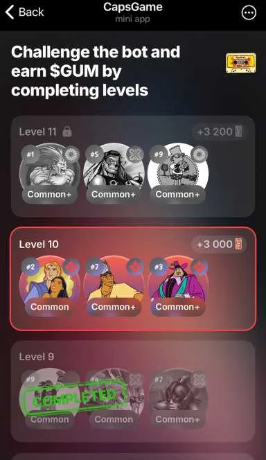 Picture CapsGame – Own, upgrade, and battle NFT caps on the TON b… 6 | TON app