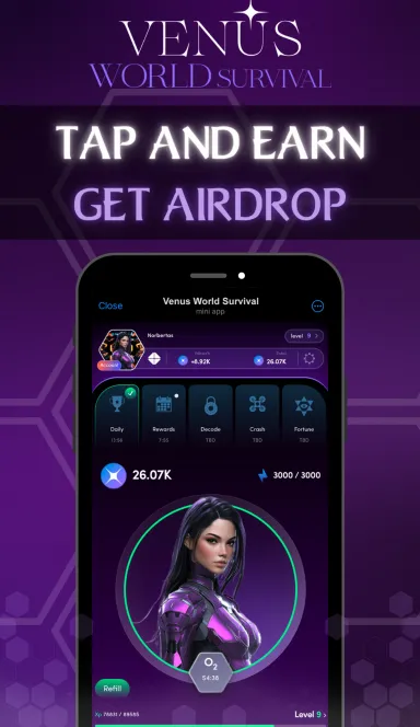 Picture Venus World Survival – Venus World Survival  Tap to Ear… 3 | TON app