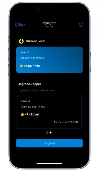 Picture MyLeg – MyLeg is a simple mine-to-earn utility based meme… 7 | TON app