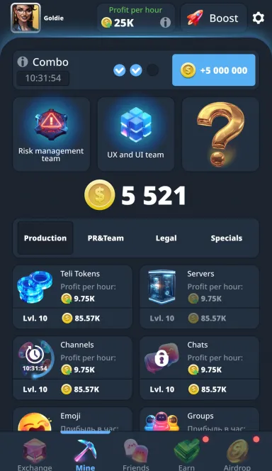 Picture My Corp | Play&Earn – Web3 game for Telegram based on the… 5 | TON app