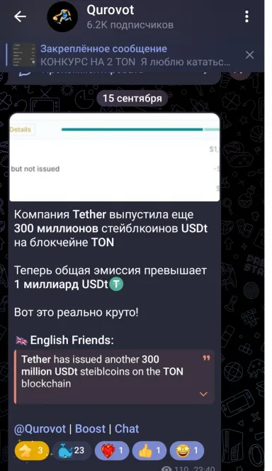 Picture Qurovot – Share the news about the TON blockchain, my kno… 3 | TON app