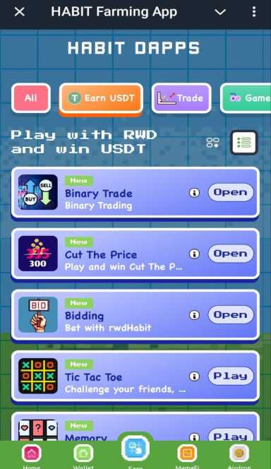 Picture HABIT Farming – Auto-Farm Rewards Daily. Earn USDT from g… 4 | TON app