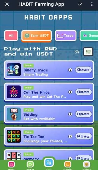 Picture HABIT Farming – Auto-Farm Rewards Daily. Earn USDT from g… 4 | TON app