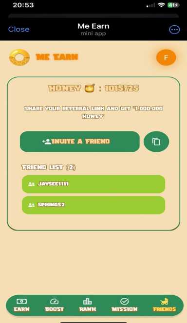 Picture Me Earn – Mine MEA – Farm $MEA token. Tap Tap to earn | T… 6 | TON app