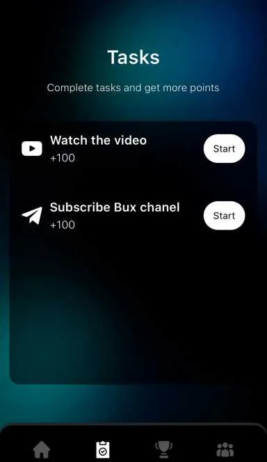 Picture BuxHub App – Earn Bux Points for the future ecosystem. | … 7 | TON app