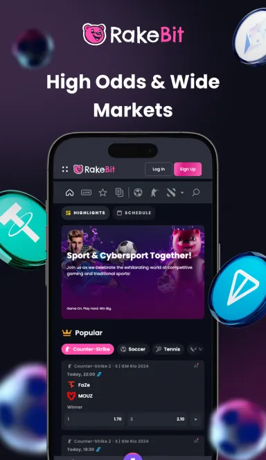 Picture Rakebit Casino – Crypto Casino & Sportsbook with awesome … 4 | TON app