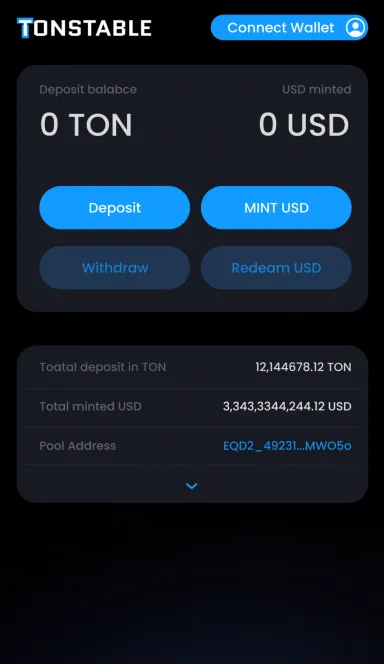 Picture TonStable – TonStable protocol is a decentralized over-co… 3 | TON app