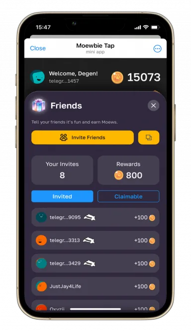 Picture Moewbie – Moewbie is a tap + music game, adopt a cat, gro… 4 | TON app
