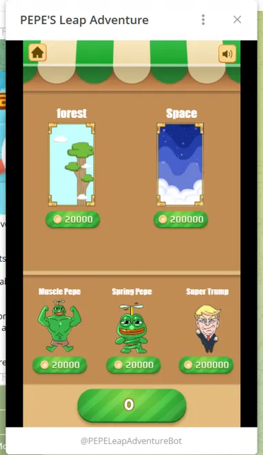 Picture PEPE’S LeapAdventure – Ready To Leap With PEPE | TON App 3 | TON app