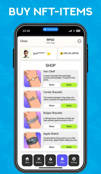 Picture RPSG  – The first P2E game combining PvP battles in real … 6 | TON app