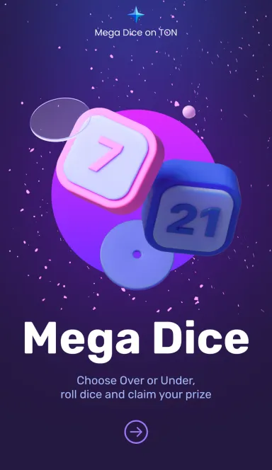 Picture Megadice – Web3.0 Megadice Game on TON blockchain Choose … 3 | TON app