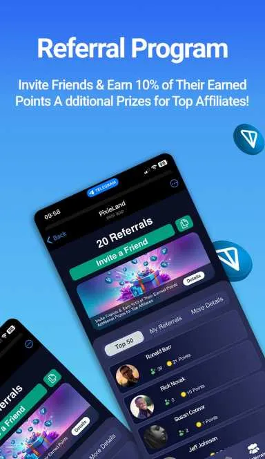 Picture Pixieland – PixieLand is a decentralized Web3 game on the… 4 | TON app