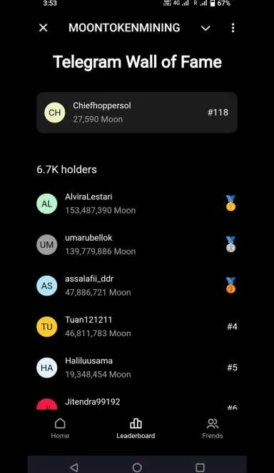 Picture MOON TOKEN MINING  – Earn free moon token | TON App 4 | TON app