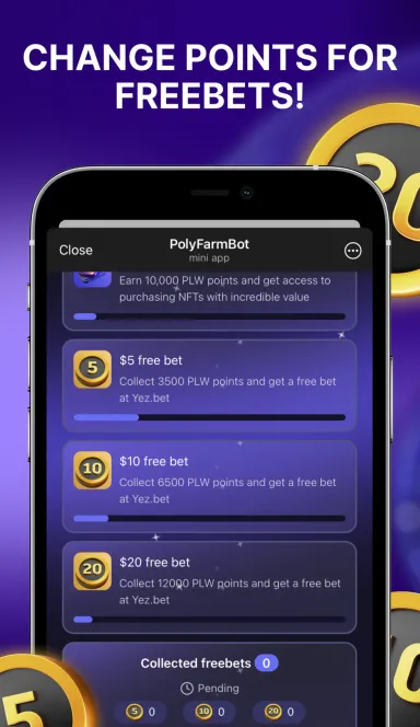 Picture Polyfarm – Start farm PLW points and get rewards: free be… 5 | TON app