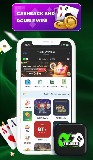 Picture Tele88 VIP CLUB – #1 Crypto Live Games, VVIP Club in Duba… 4 | TON app