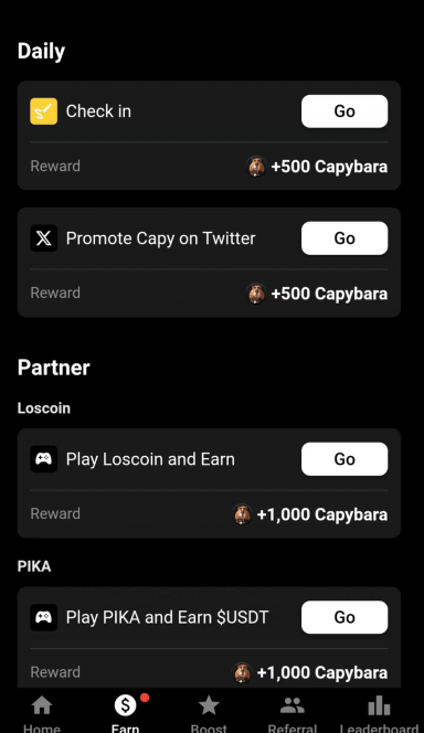 Picture CapybaraCoins –  Play, Earn, Boost. The Friendliest Tel… 6 | TON app