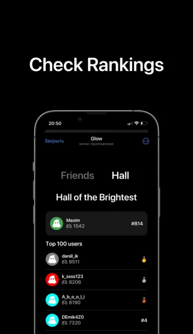 Picture Glow – Become a part of the Secret Glow world. | TON App 6 | TON app