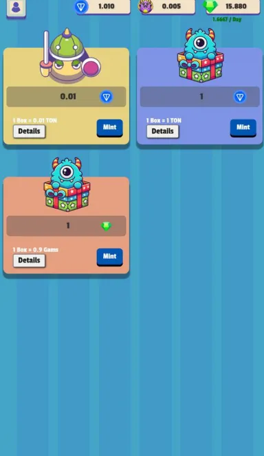 Picture TON_Monster – ROI 12 Day : Monster raising game on TON bl… 5 | TON app