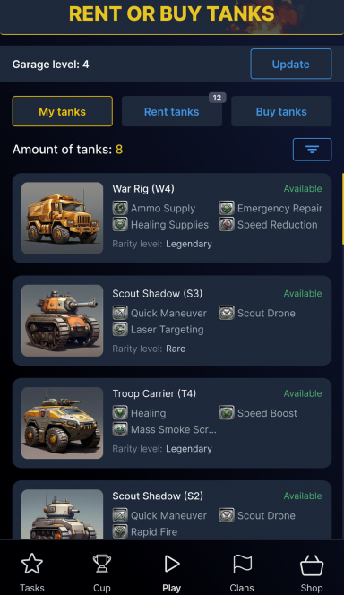 Picture Ton Tanks – Ton Tanks is a P2P turn-based strategy game f… 5 | TON app