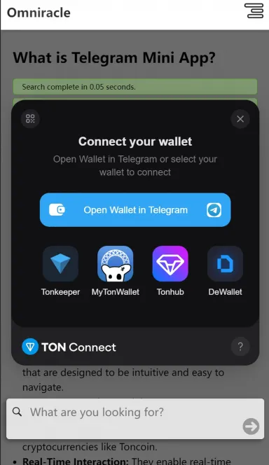 Picture Omniracle AI Search – Your go-to AI-powered search platfo… 6 | TON app